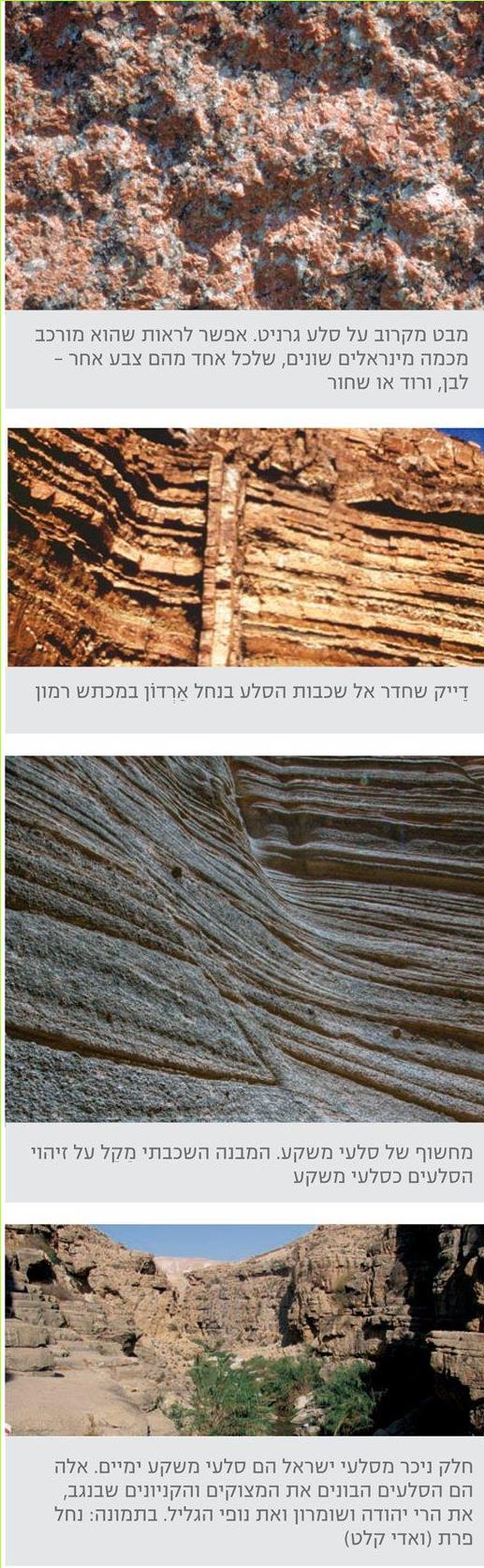 מבט מקרוב על סלע גרניט. אפשר לראות שהוא מורכב מכמה מינראלים שונים, שלכל אחד מהם צבע אחר – לבן, ורוד או שחור